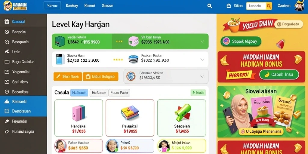 Beragam tantangan menarik di setiap level game.