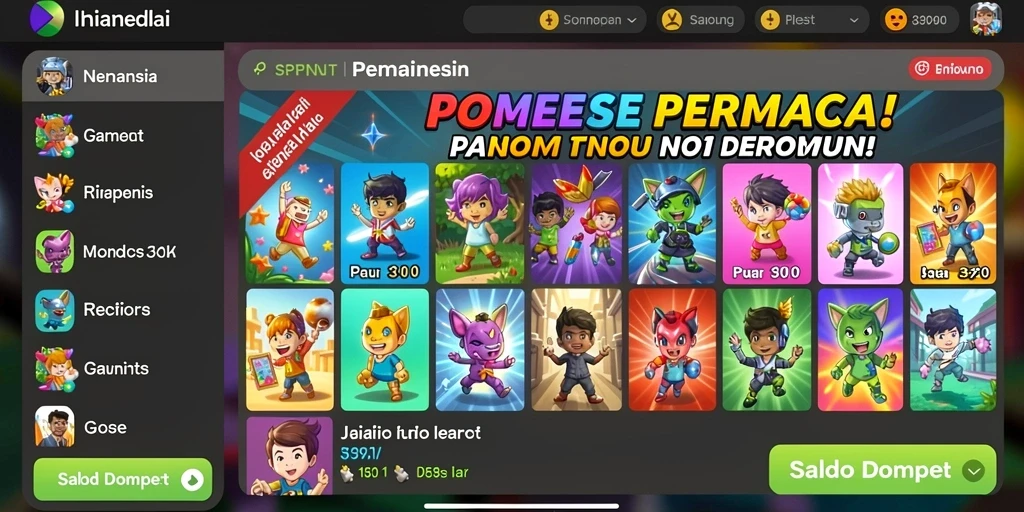 Mode permainan beragam yang sangat menghibur.