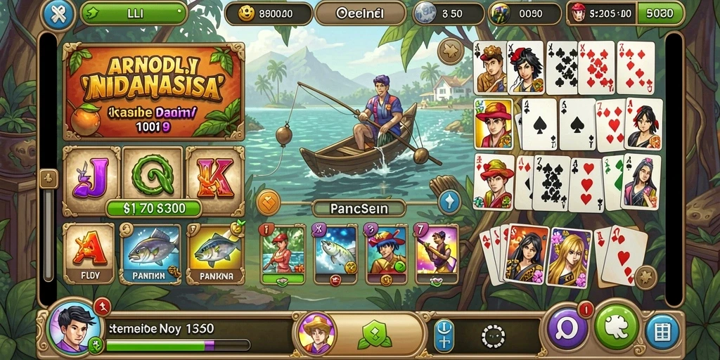 Screenshot saat bertanding di mode multiplayer.