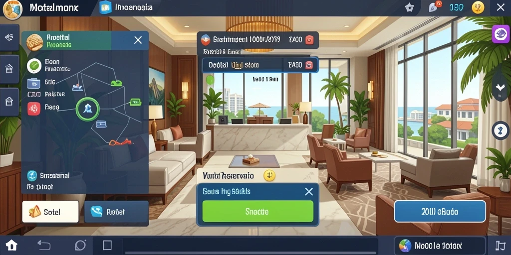 Dashboard yang informatif untuk melihat progres bermain.